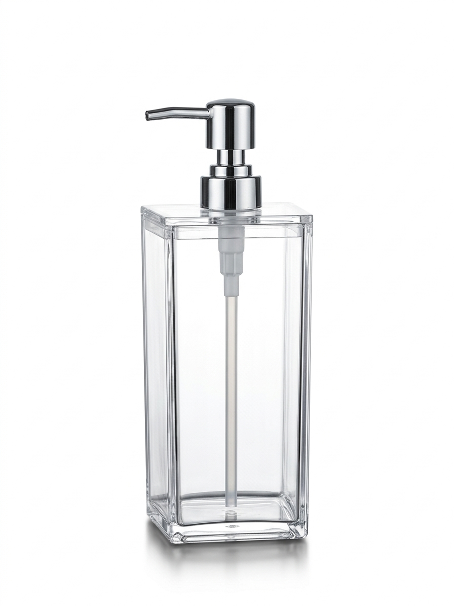 Clear Acrylic Soap or Lotion Dispenser with Pump (320 / 720 / 900)ml