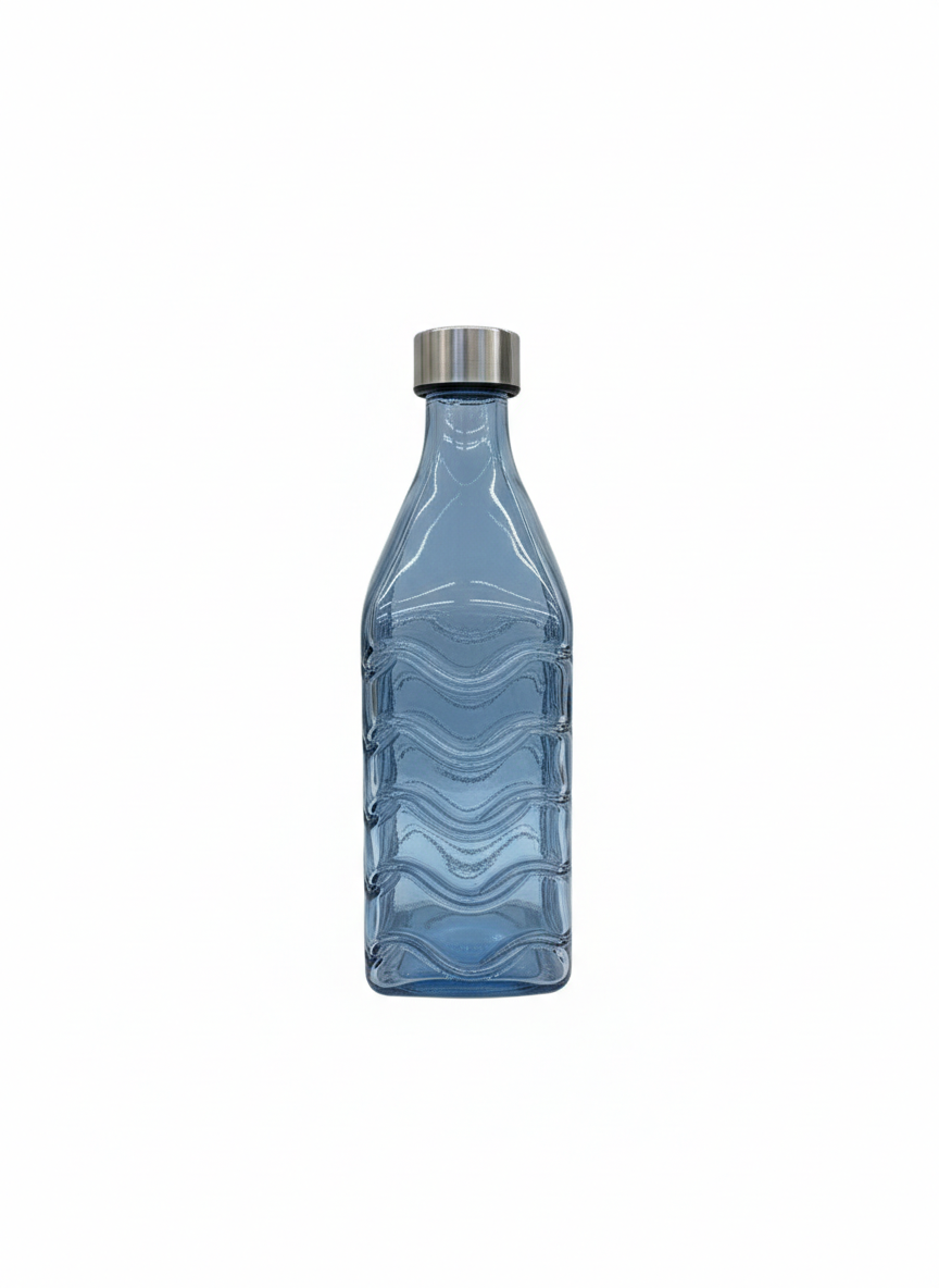 Wave Glass Water Bottle – Wave Design