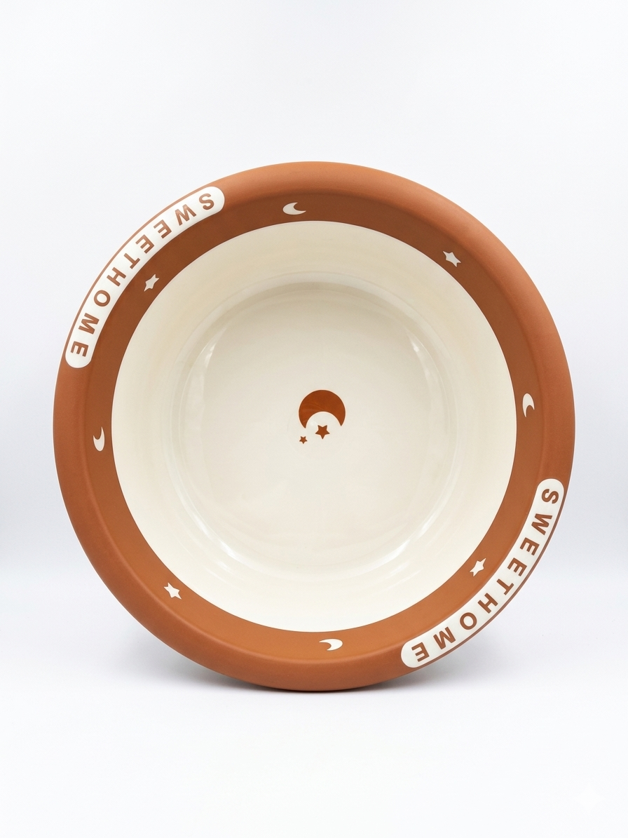 Medium Plastic Bathroom Tray | Brown | Sweet Home Collection