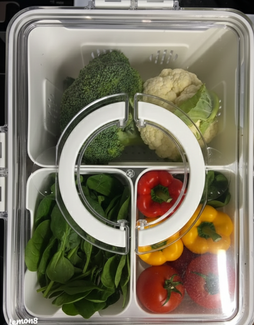 Fruit & Vegetable Organizer and Drain