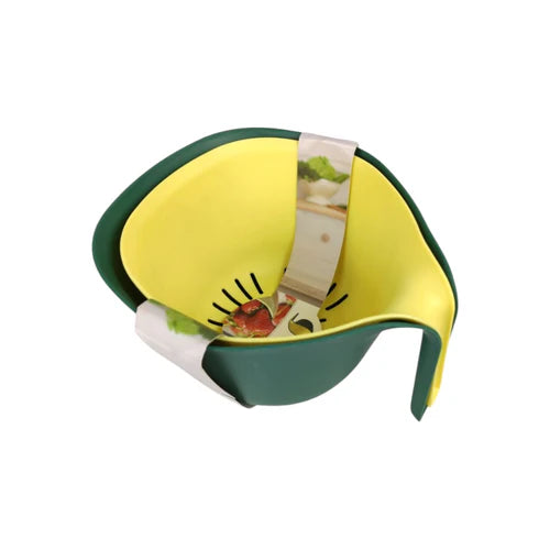 2-Piece Plastic Mixing Bowl &amp; Strainer Set