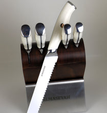 Load image into Gallery viewer, White knife set of 6 pieces 11-53910