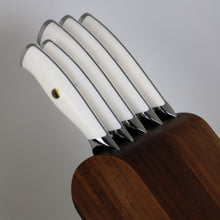 Load image into Gallery viewer, White knife set of 6 pieces 11-53910