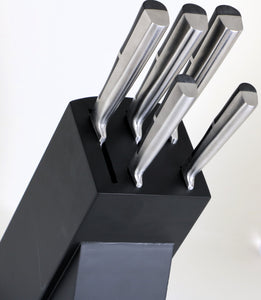 6 pcs knife set, black 10-53908