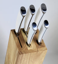 Load image into Gallery viewer, White knife set of 6 pieces 6 -53899