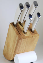 Load image into Gallery viewer, White knife set of 6 pieces 6 -53899