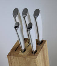 Load image into Gallery viewer, White knife set of 6 pieces 6 -53899