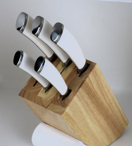 White knife set of 6 pieces 6 -53899