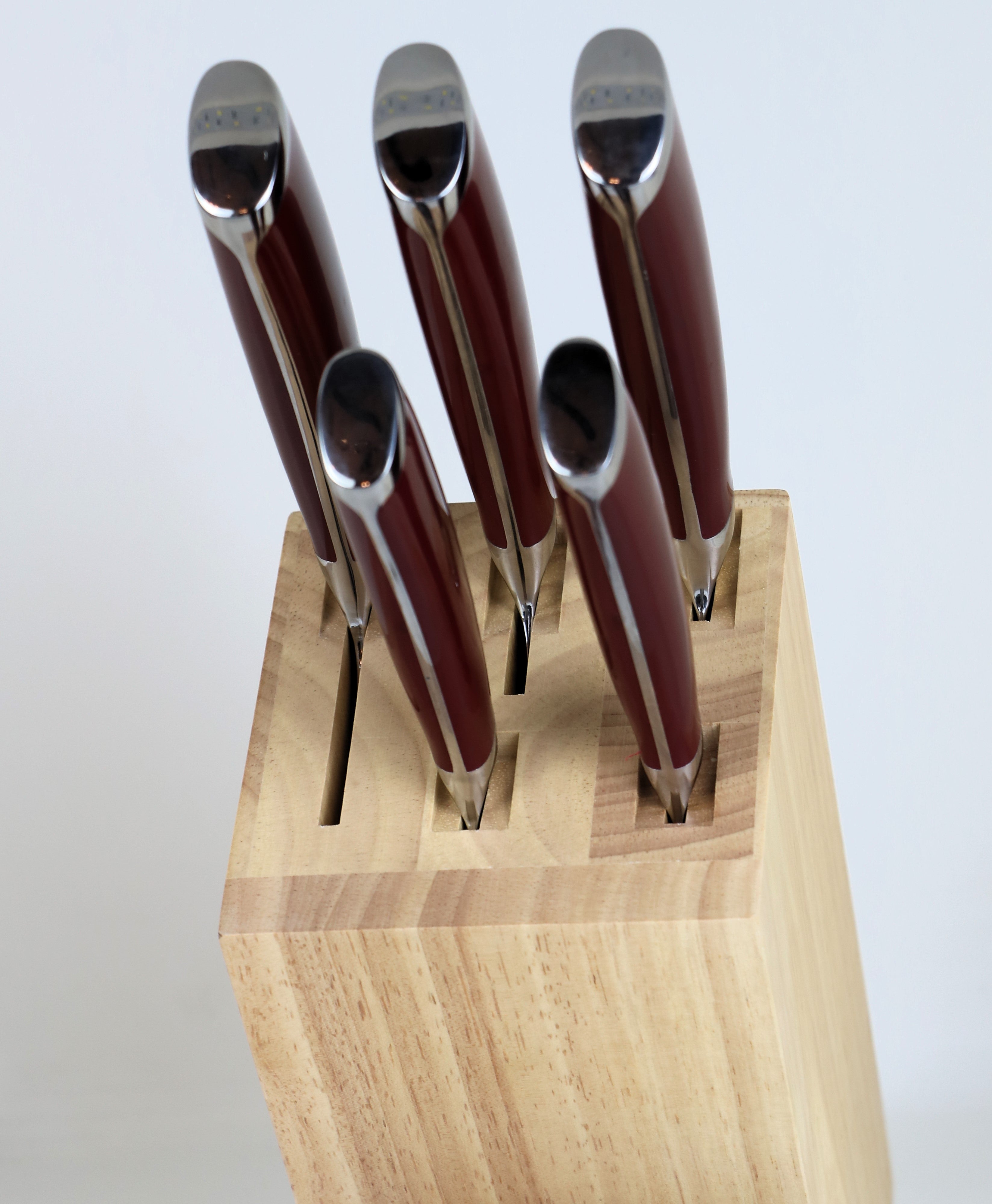 Knife set 6 pcs red 6 -53894