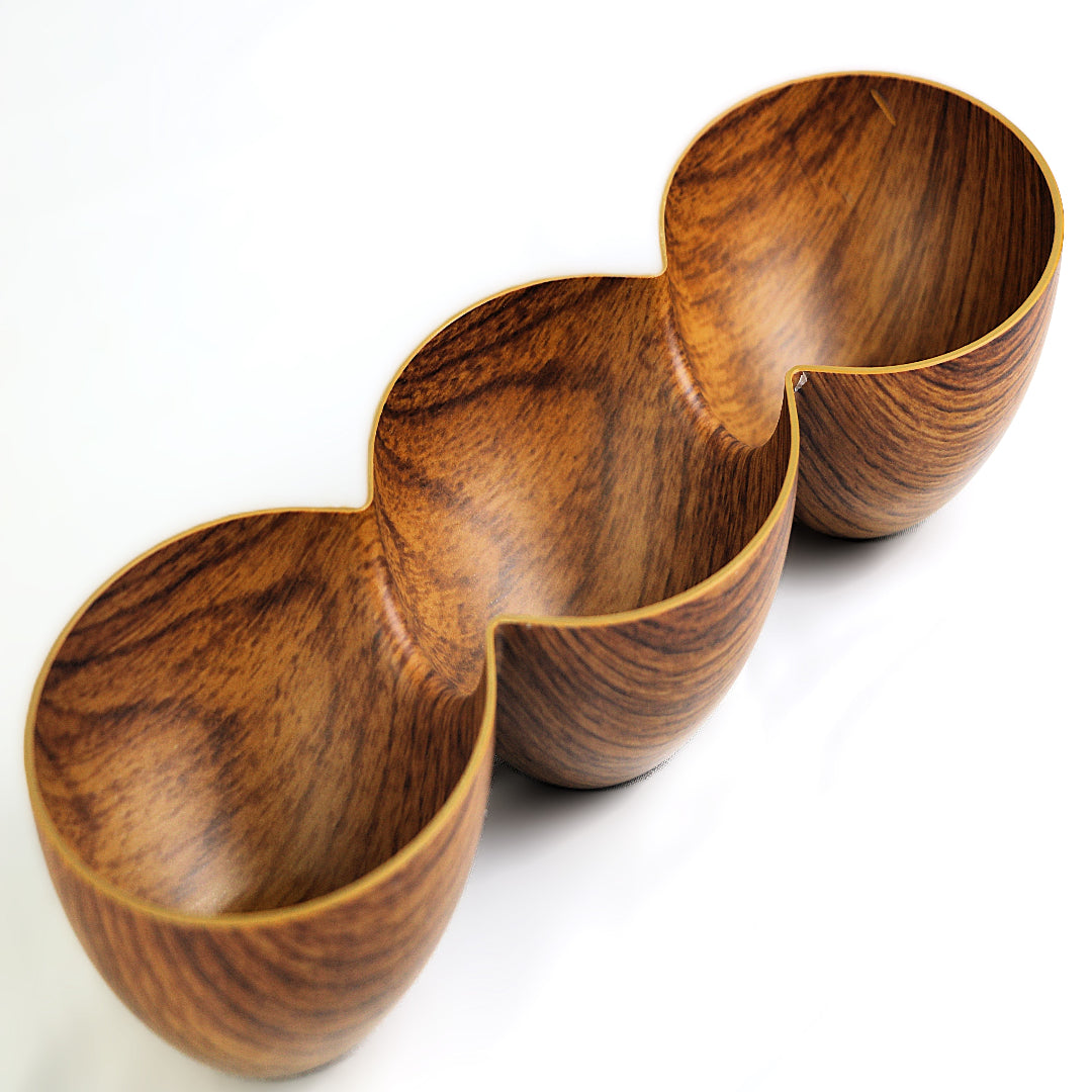 Bowl of nuts 3 plates