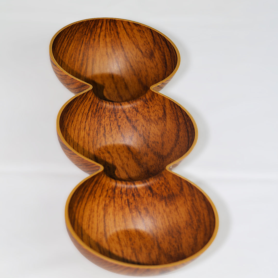 Bowl of nuts 3 plates