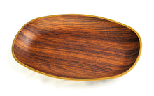 Load image into Gallery viewer, Oval wooden serving service-53948