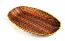 Load image into Gallery viewer, Oval wooden serving service-53948