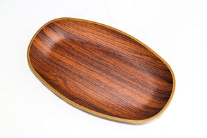 Oval wooden serving service-53948