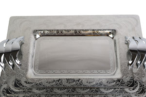 A set of Italian serving trays 3 PCS /1200-(51372)