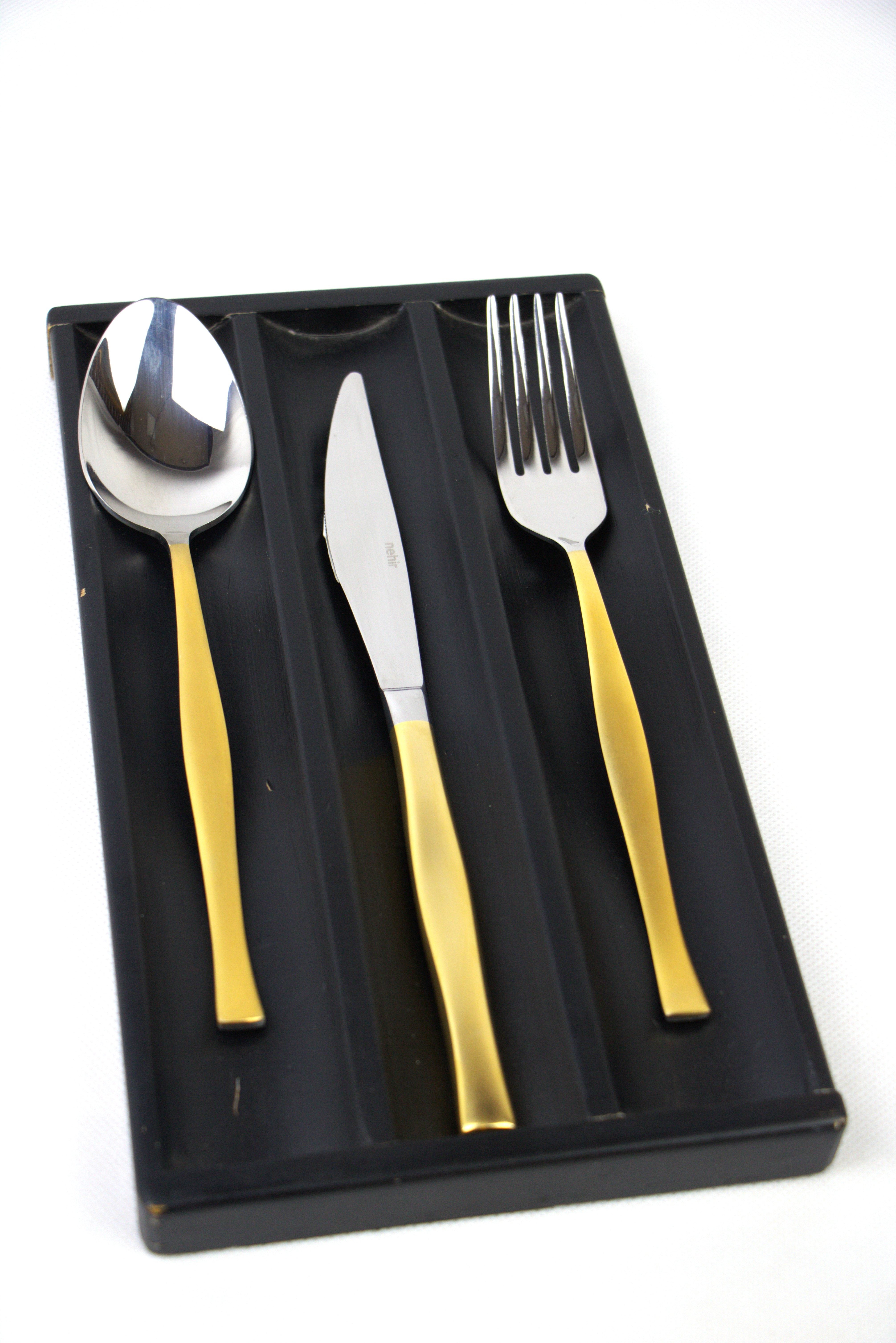Turkish spoon bag, 89 pieces - Nehir Zaref Gold