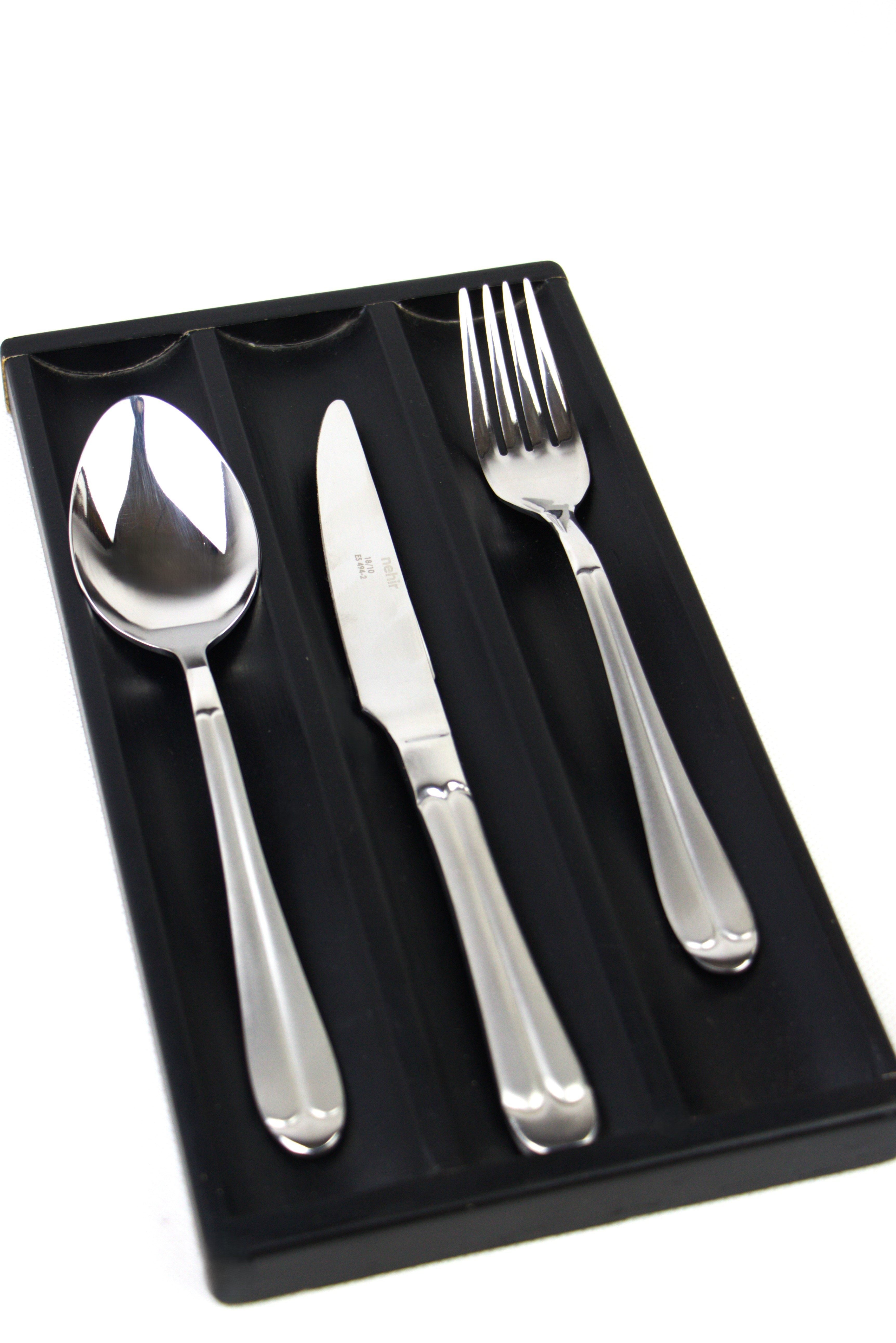 Turkish spoon bag 89 pieces - Nehir Silver