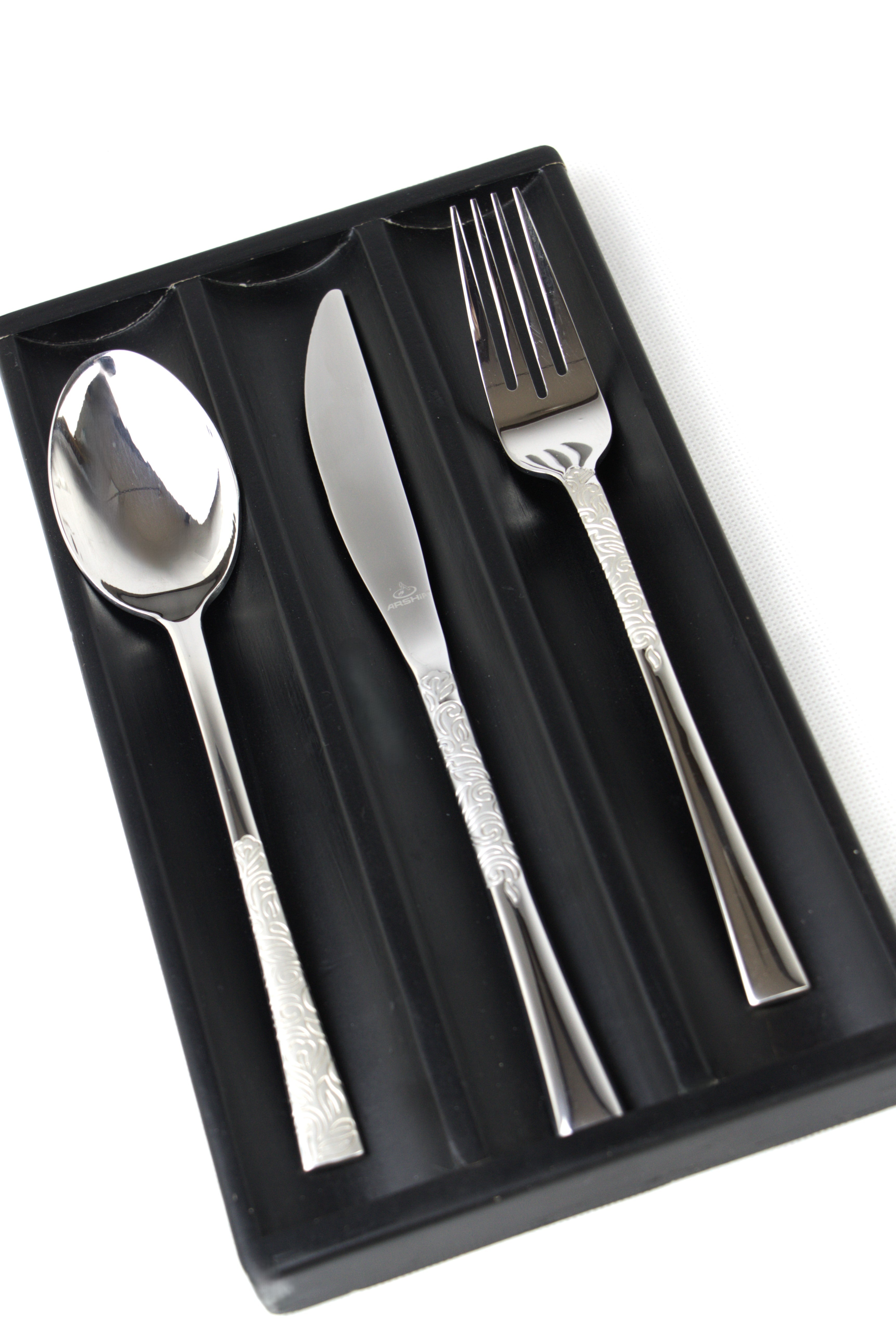 Arshia Stainless Steel Cutlery Sets 86pcs Silver