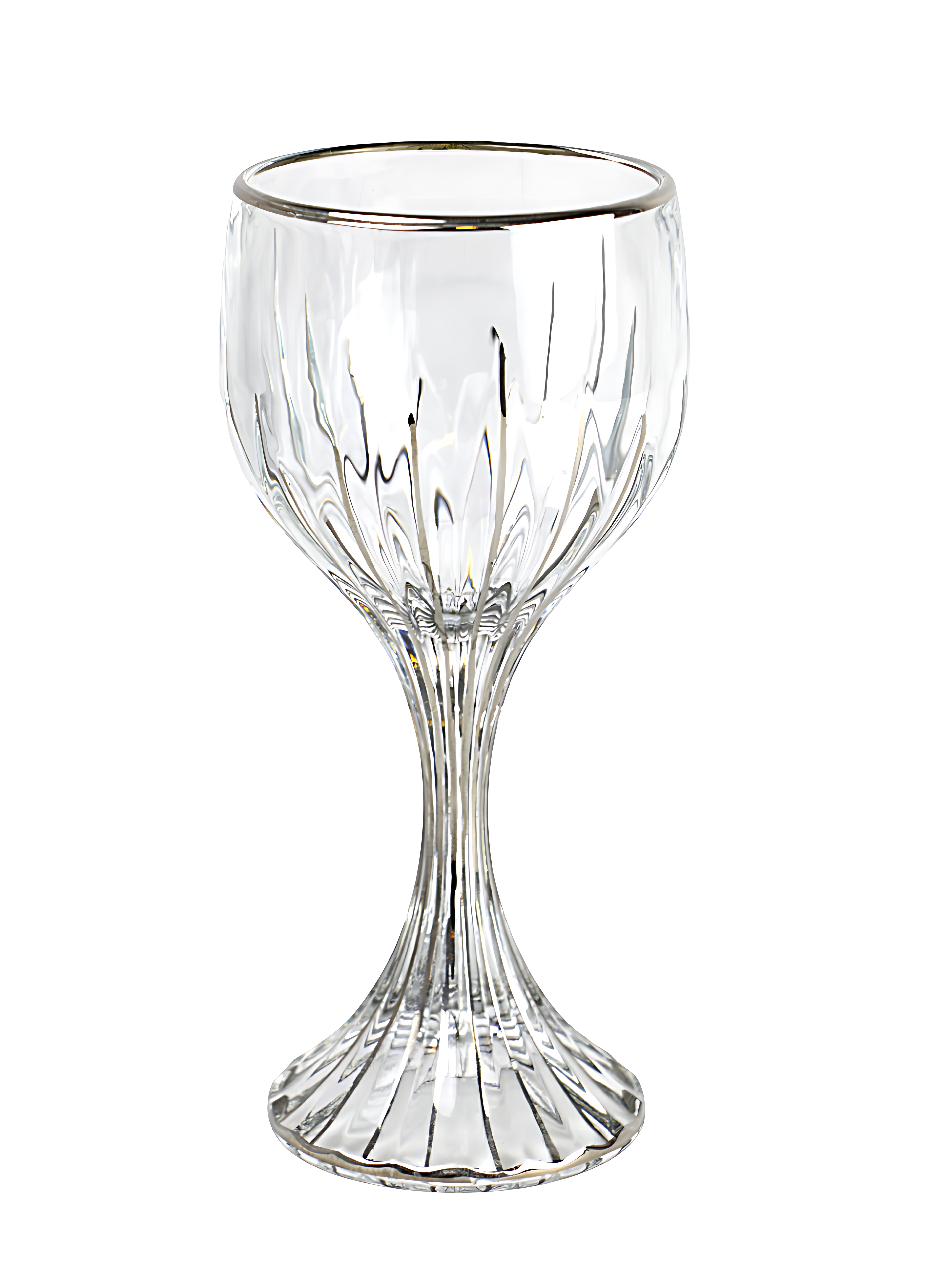 Alex short glass set with platinum filling