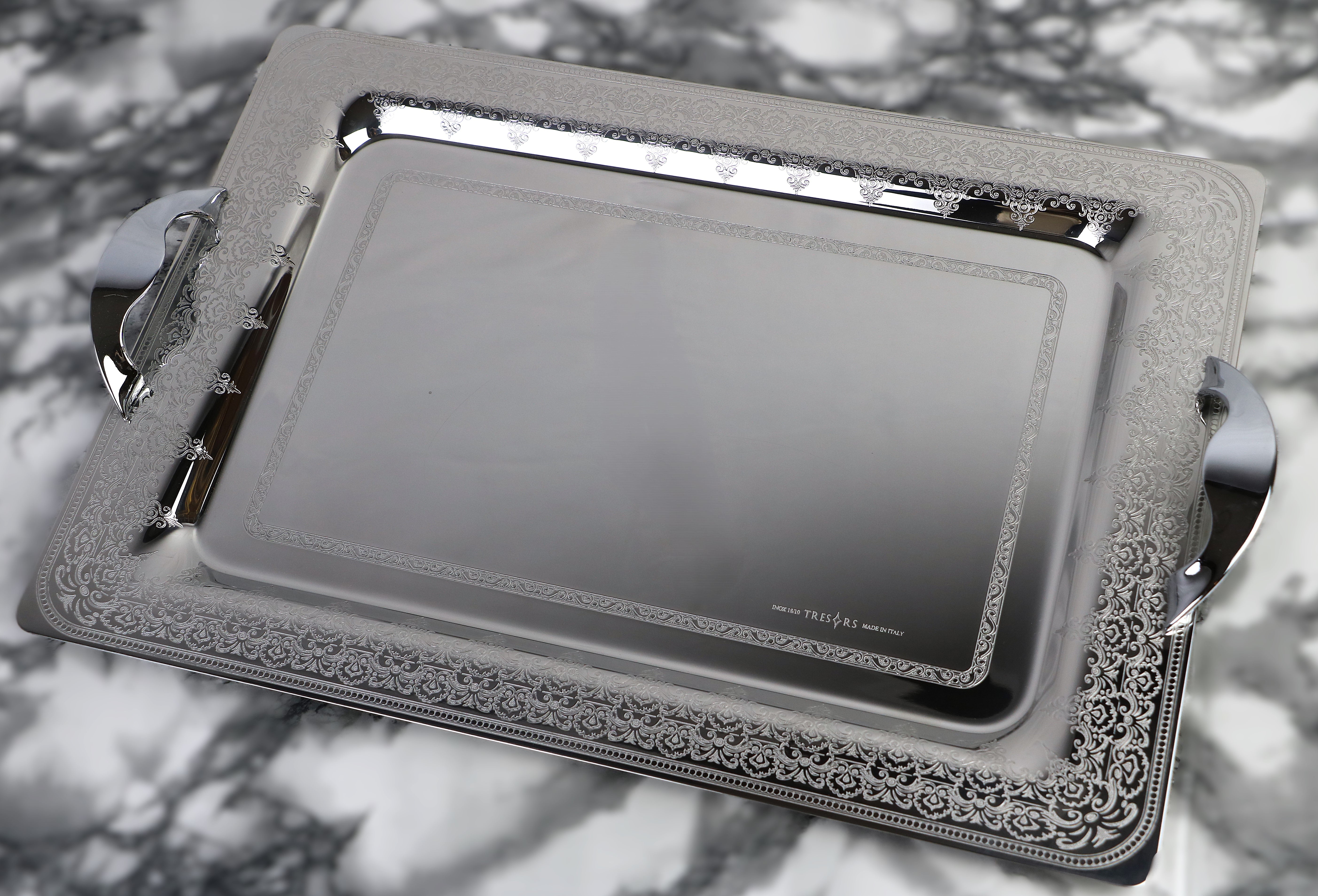 Teresa Stainless Steel Tray Set 35/40/45