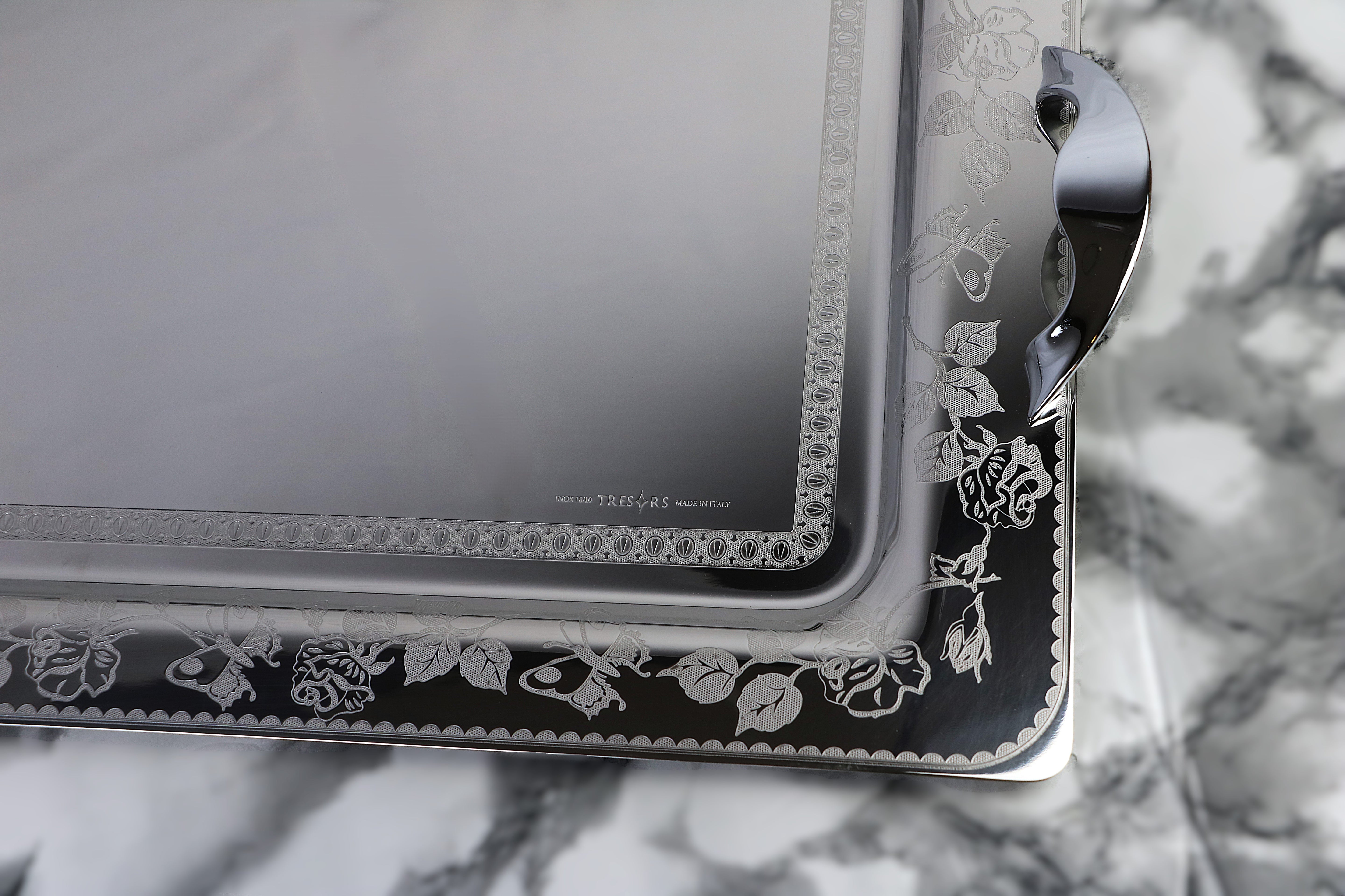 Garden stainless steel tray set 35/40/45