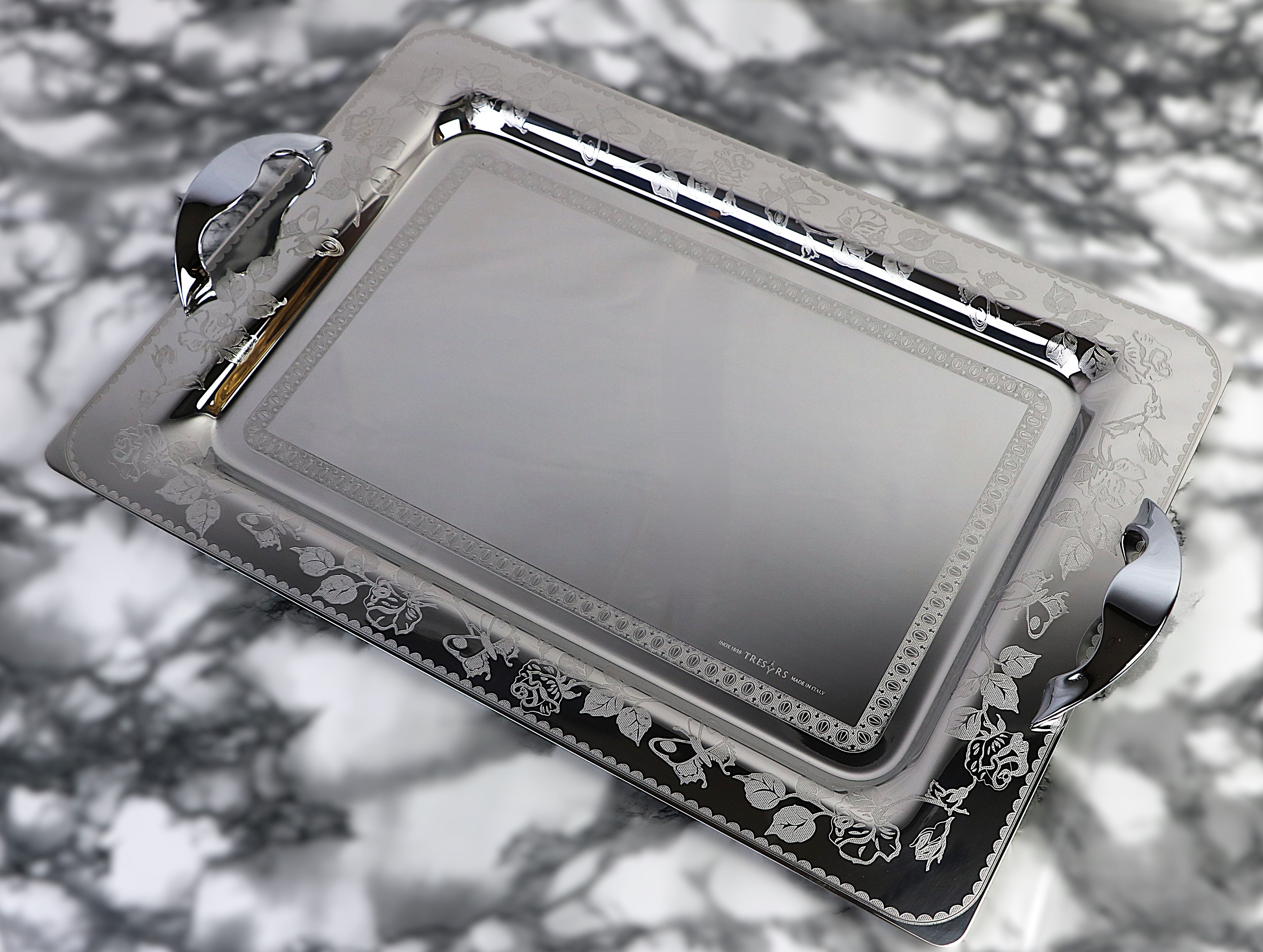 Garden stainless steel tray set 35/40/45