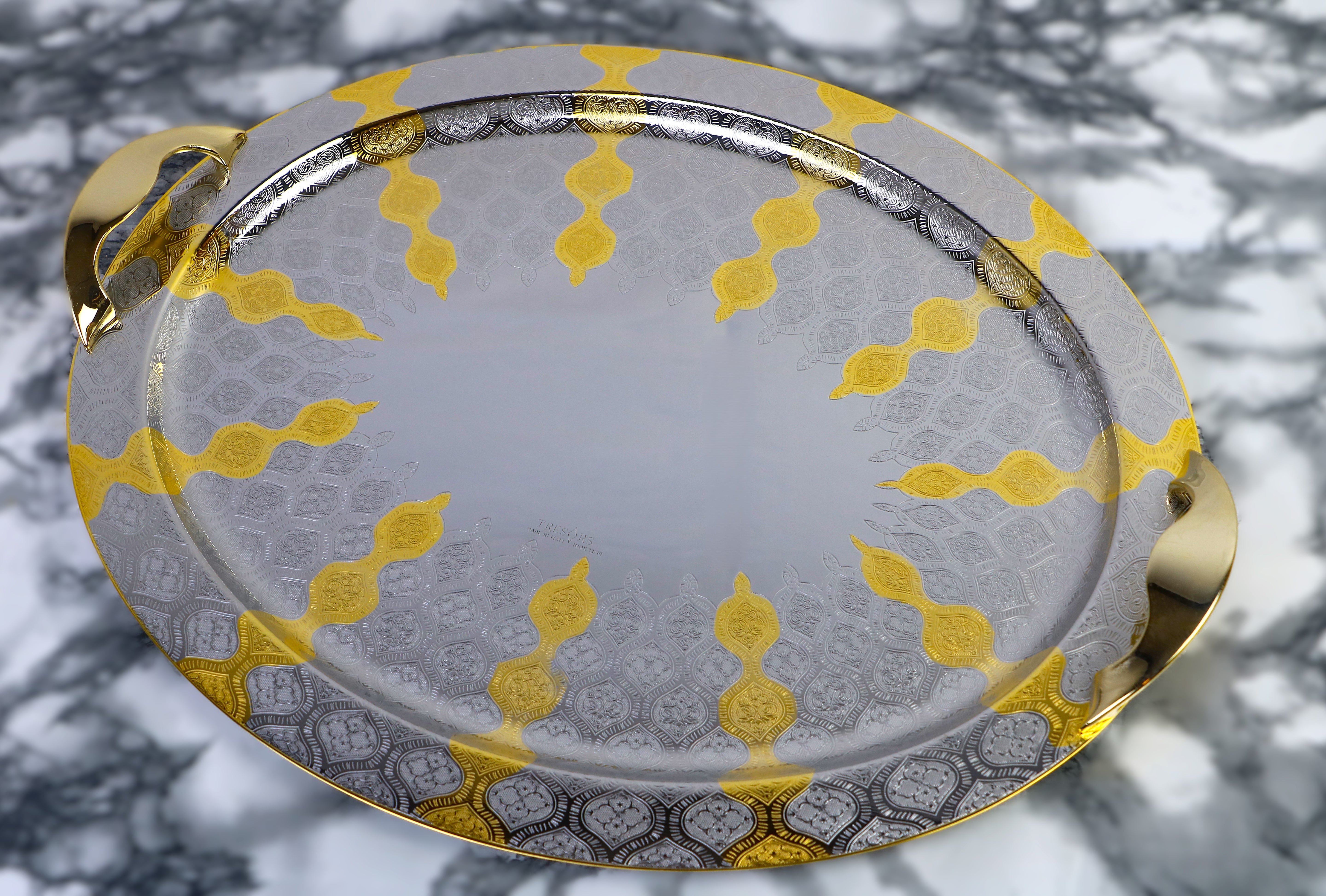 Farha Gold Tray Set