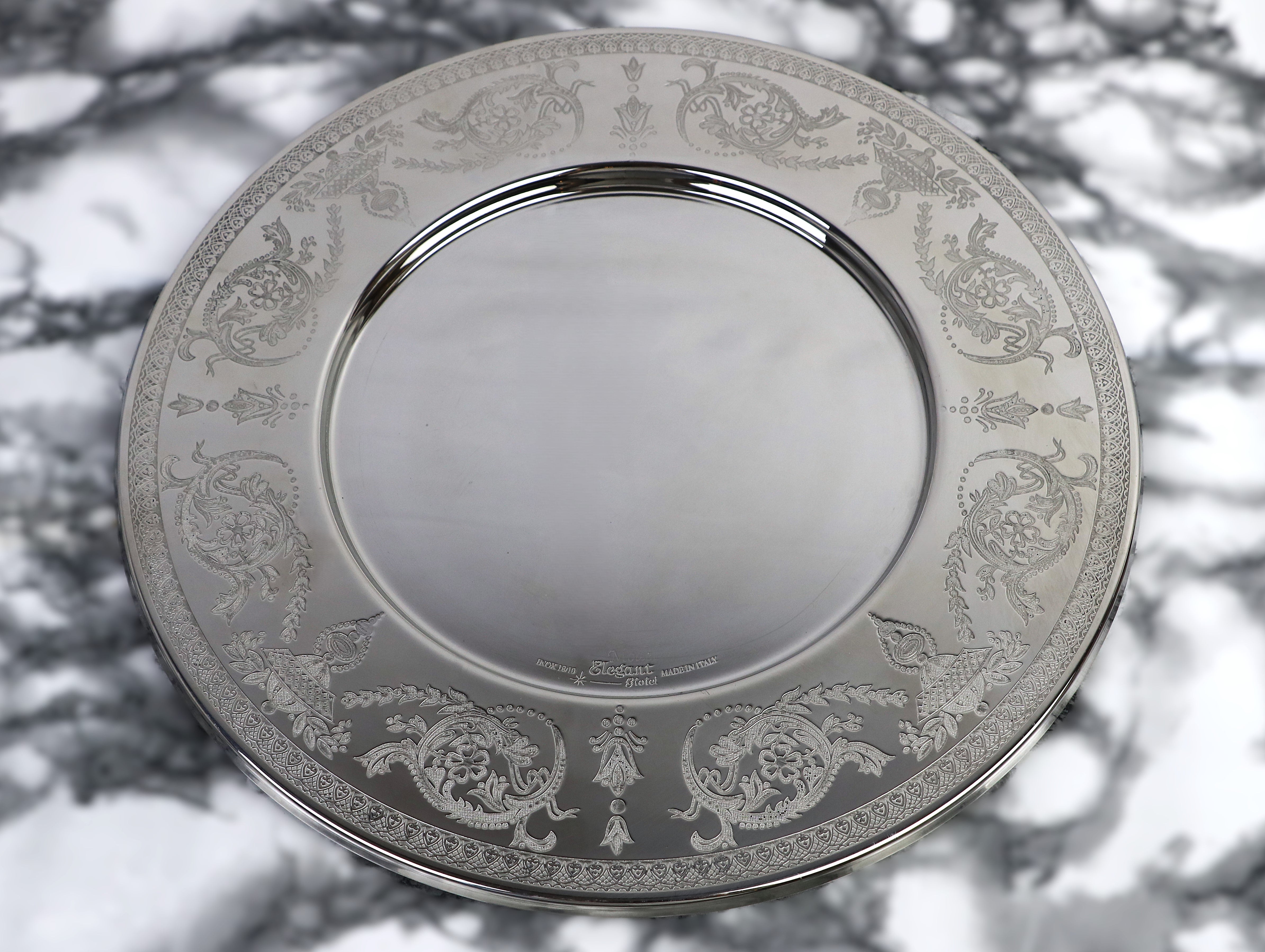 Italian serving Silver tray 30cm