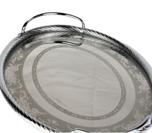 Load image into Gallery viewer, Elegant oval serving tray for us-38568