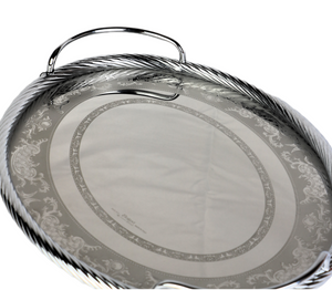 Elegant oval serving tray for us-38568