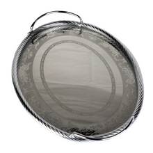 Load image into Gallery viewer, Elegant oval serving tray for us-38568