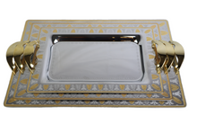 Load image into Gallery viewer, PAMIR GOLD Serving tray set 3 PCS 1200-48976