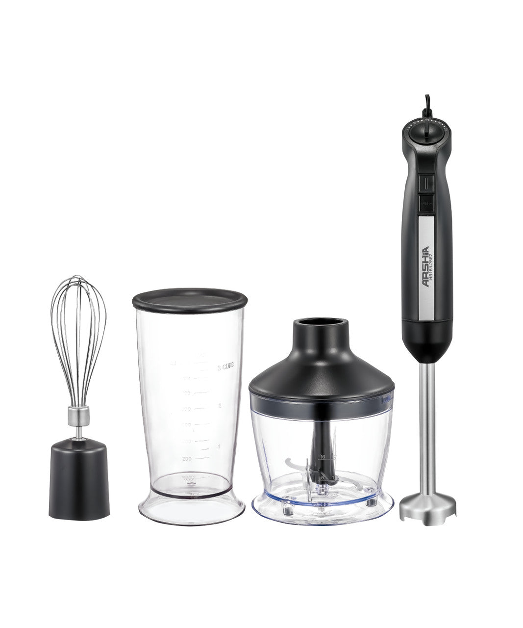 Arshia 3 in 1 Hand Blender Black