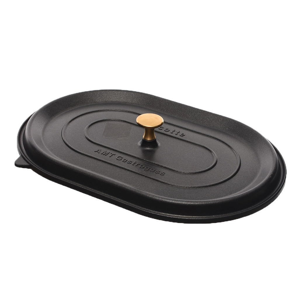 Pan Roasting Dish With Lid - Cast Aluminum - 32x22cm
