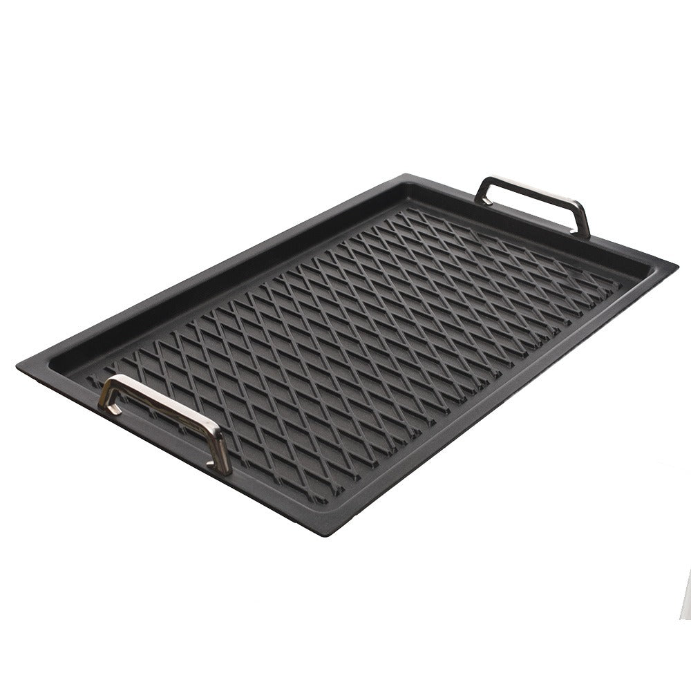 Gastroguss BBQ 53 x 33 cm cast aluminum Hight 2 cm open / with handles