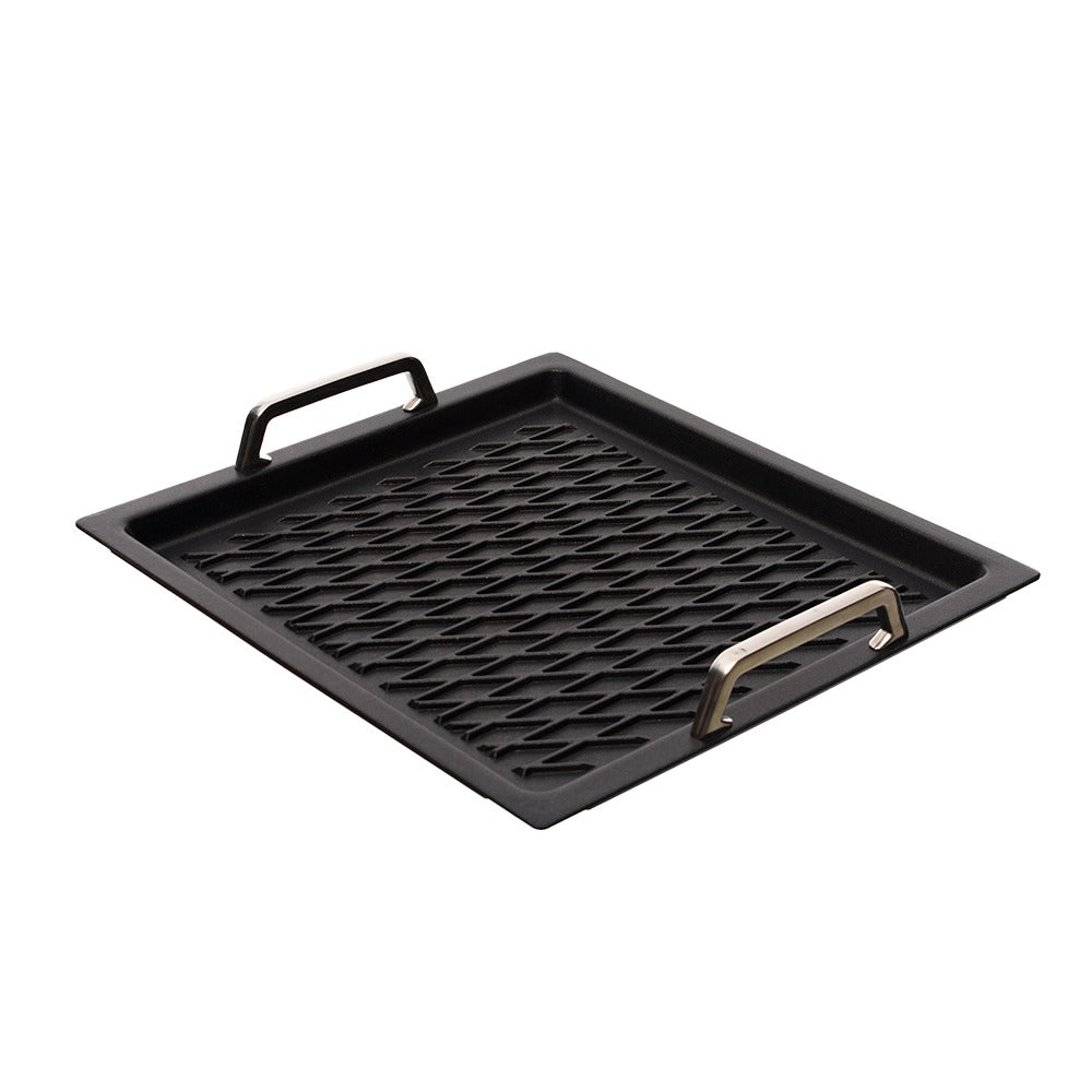 Gastroguss BBQ 36 x 33 cm cast aluminum  Hight 2 cm open / with handles