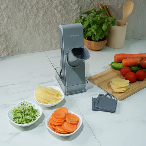 3-in-1 Vertical Potato & Vegetable Slicer – Arshia