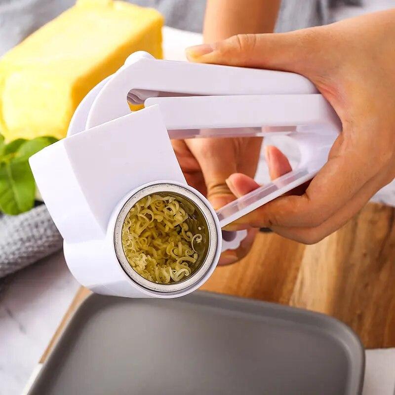 Rotary Manual Cheese Grater – Multi-Function Kitchen Slicer
