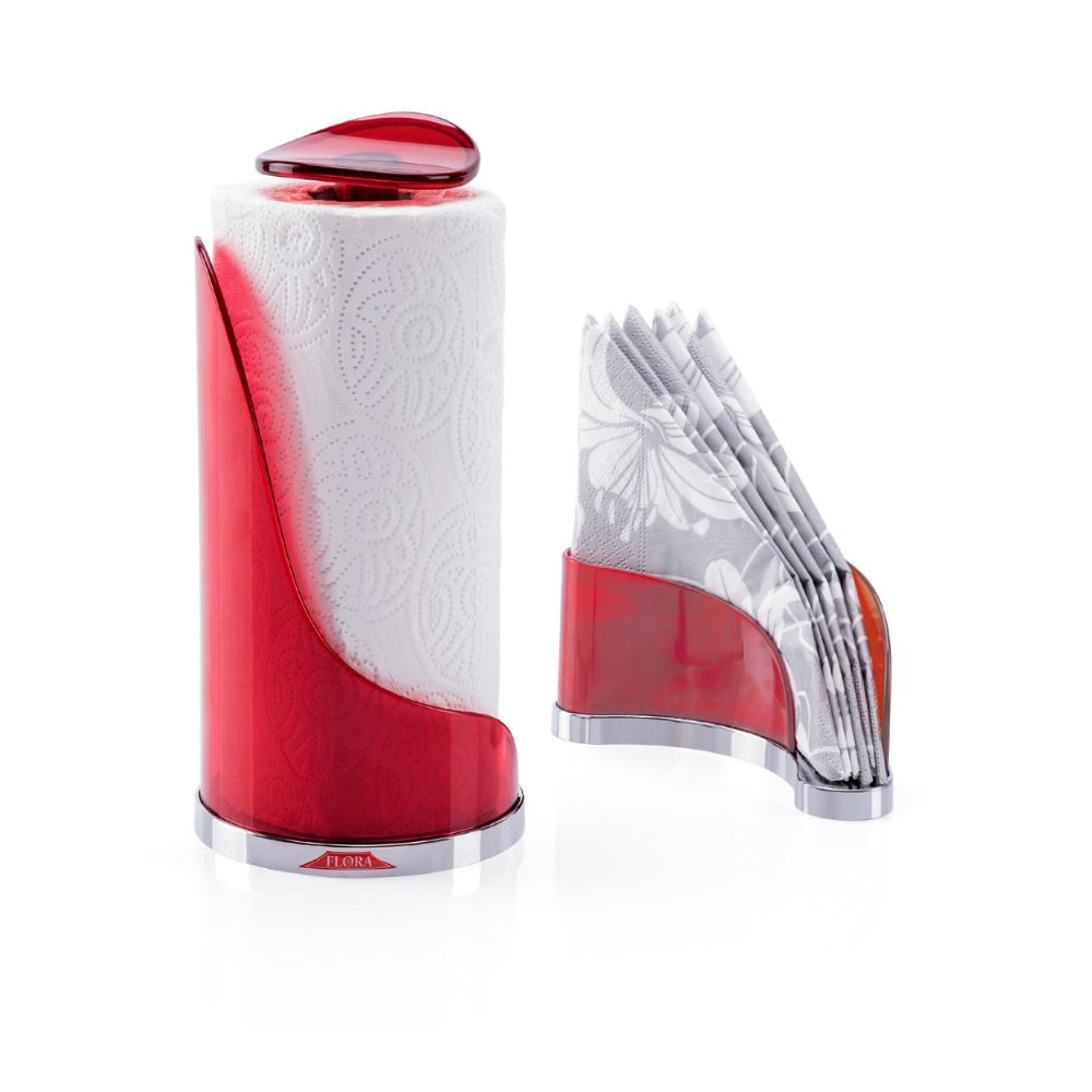 Napkin & Towel Holder Set Flora F371 Carmen