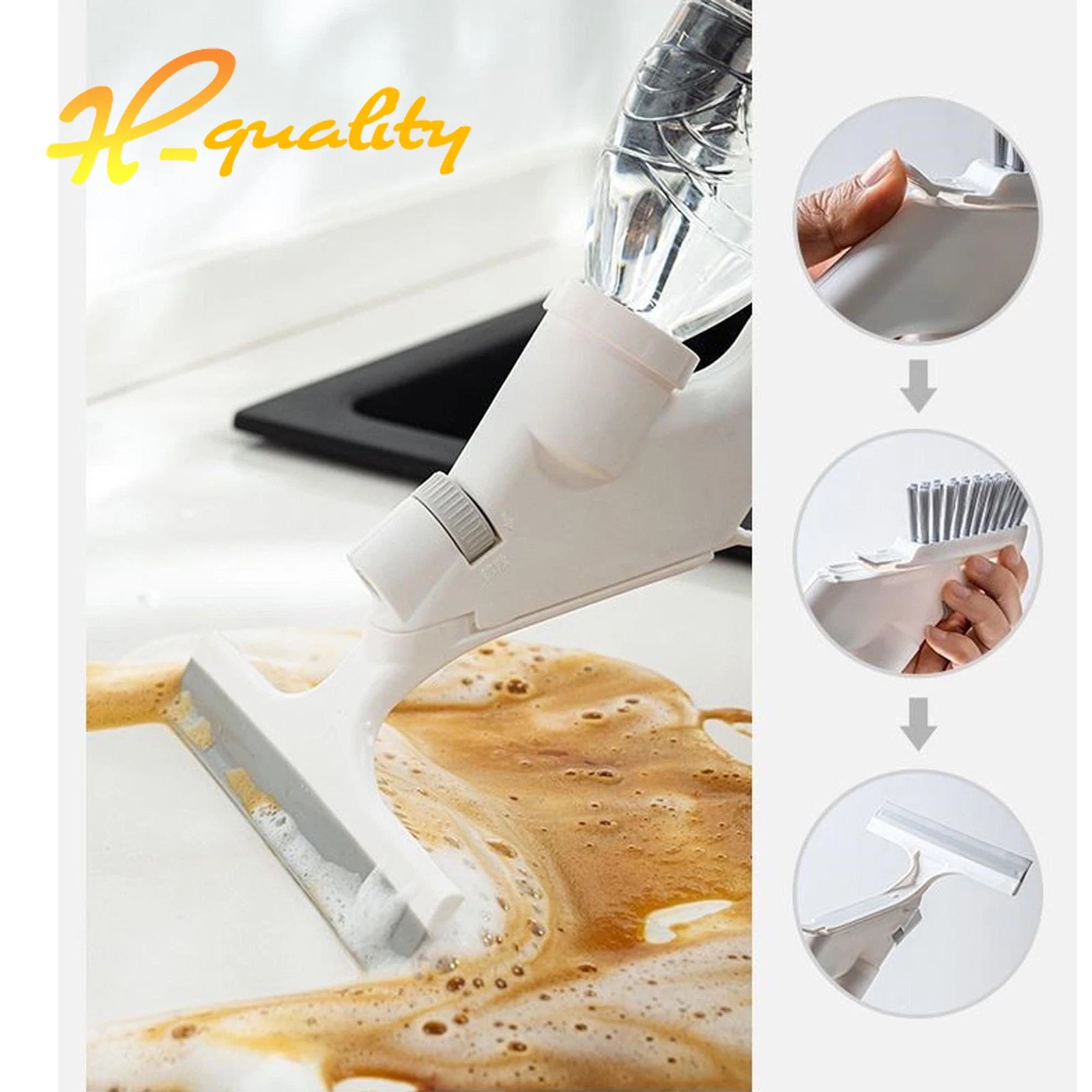 Cleaning Squeegee with Spray Bottle