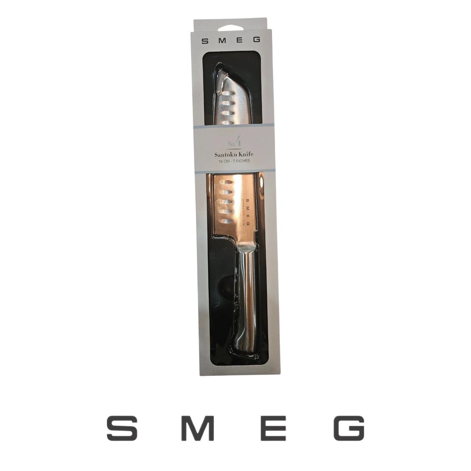 SMEG Santoku Knife – All-Purpose Kitchen Knife – 18 cm