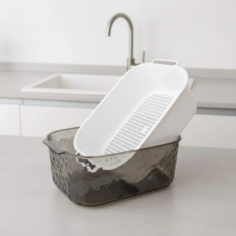 Two-Piece Strainer & Washing Bowl Set