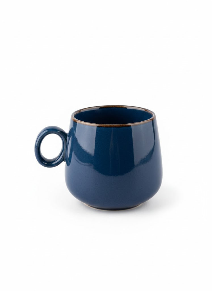 Glossy Classic Blue Mug